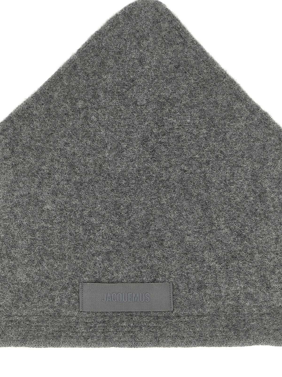 Gray Wool Scarf