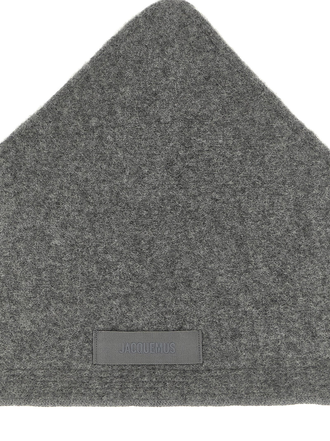 Gray Wool Scarf
