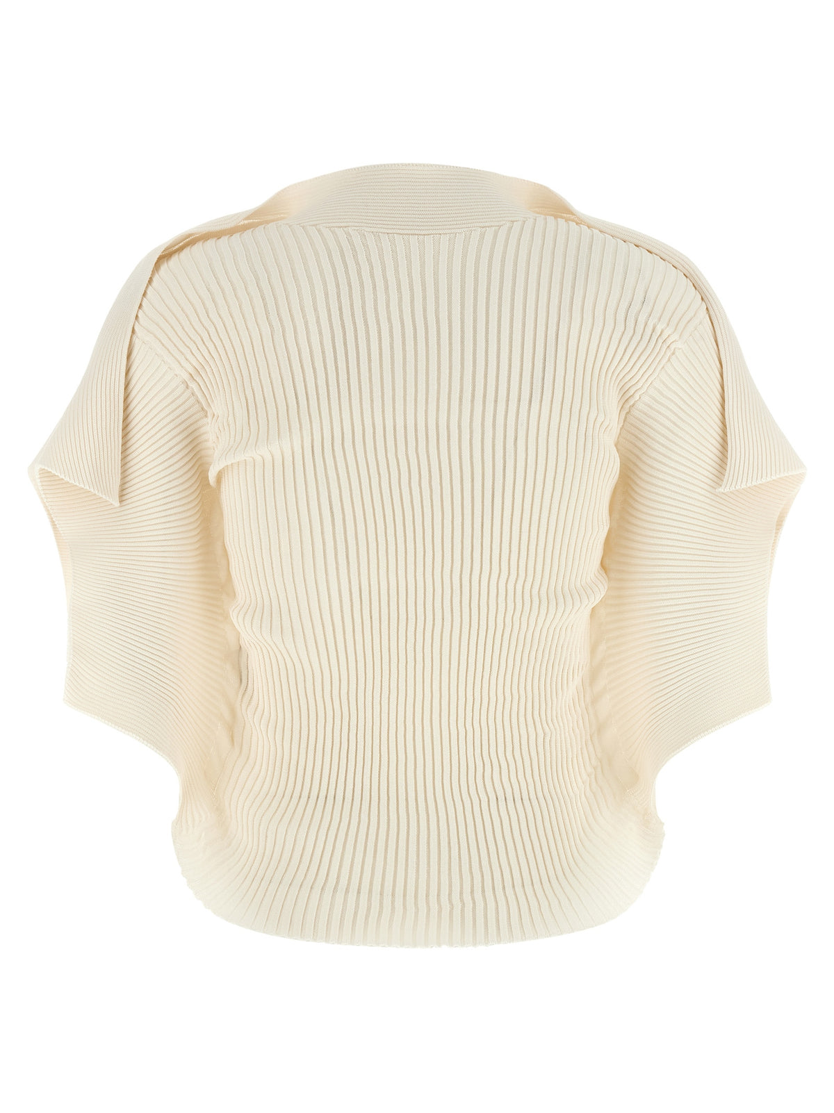 White Polyester Shortsleeve Shirt
