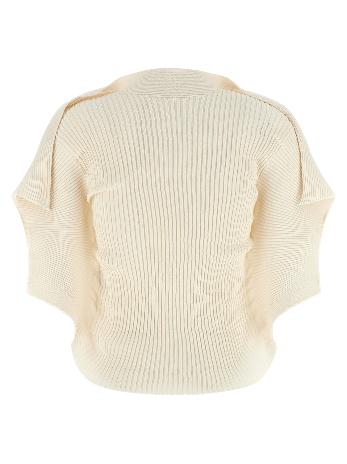 White Polyester Shortsleeve Shirt
