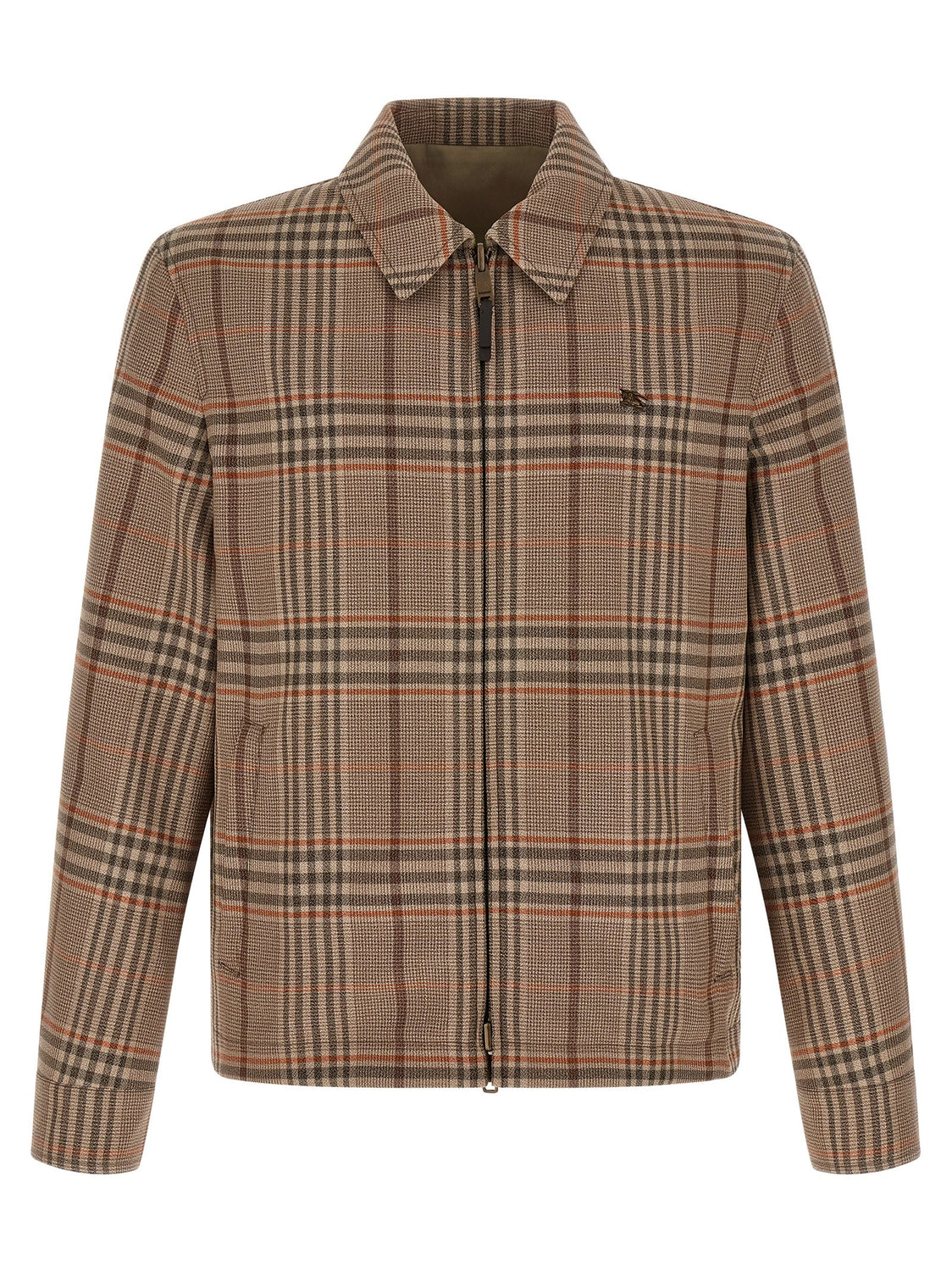 Beige Wool Full-Length Jacket