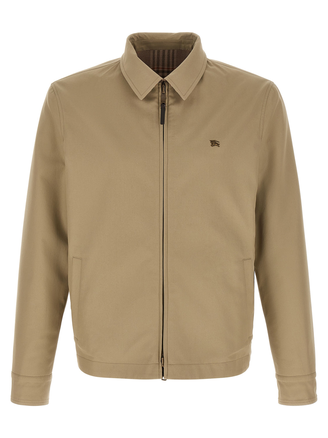 Beige Wool Full-Length Jacket