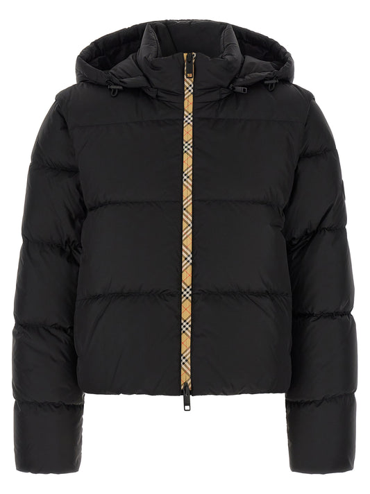 Black Polyamide Sleeveless Jacket