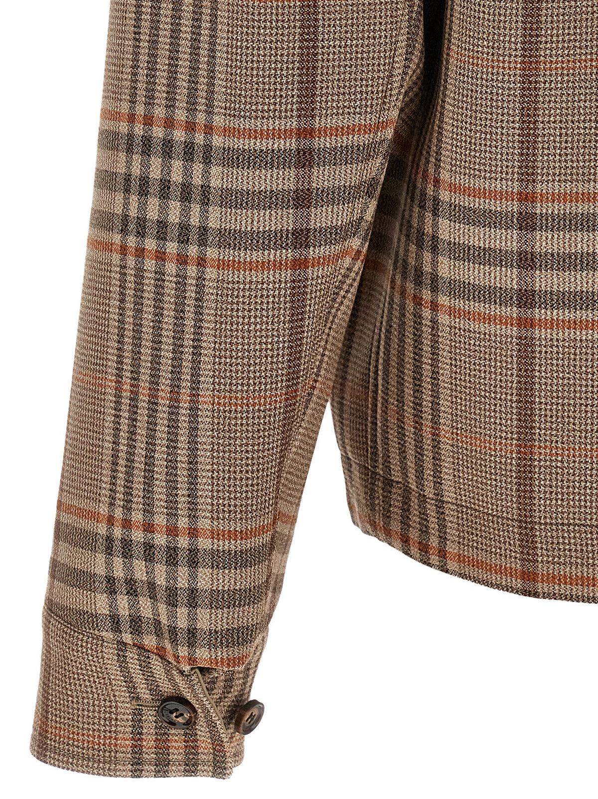 Beige Wool Full-Length Jacket