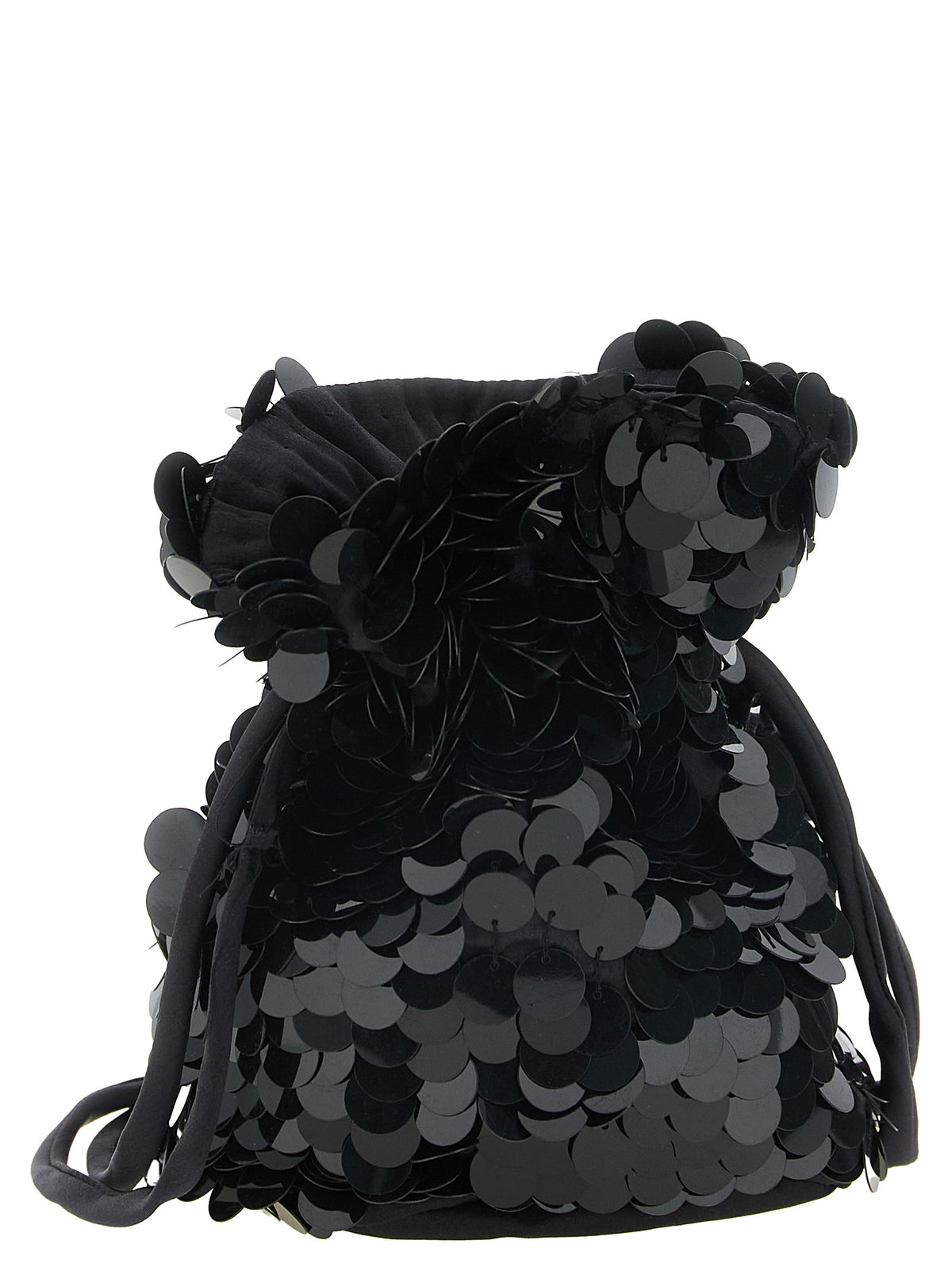 Black Polyamide Shoulder Bag