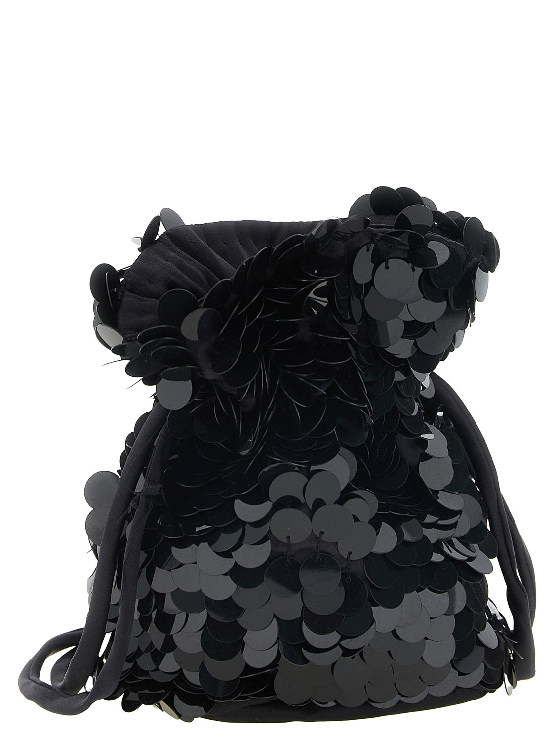 Black Polyamide Shoulder Bag