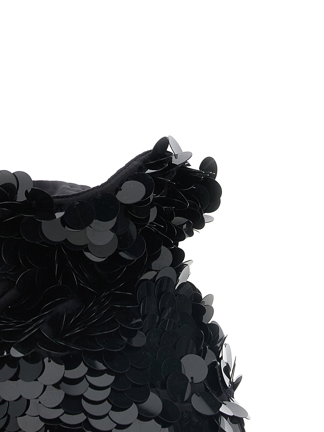 Black Polyamide Shoulder Bag