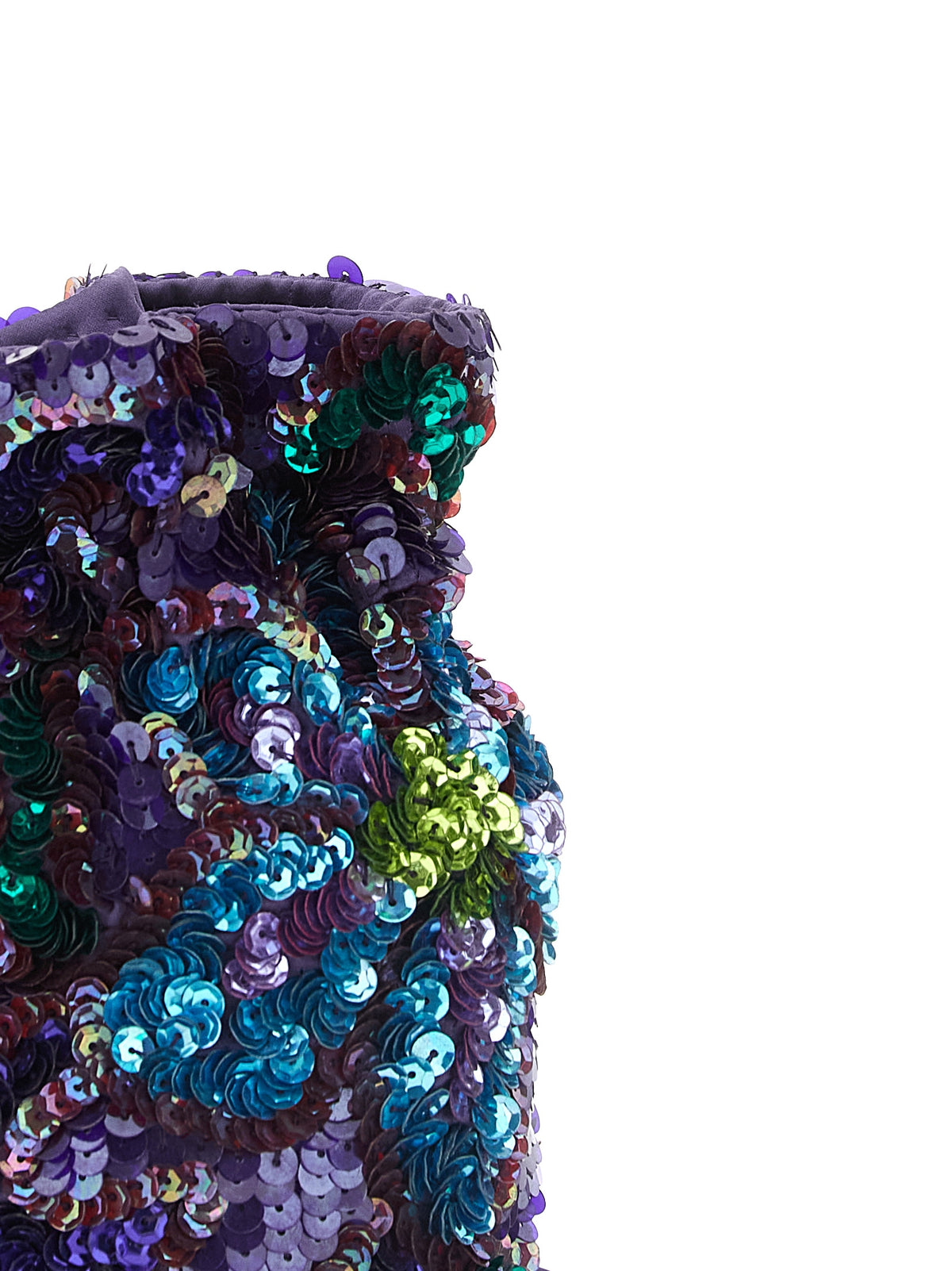 Purple Polyamide Shoulder Bag