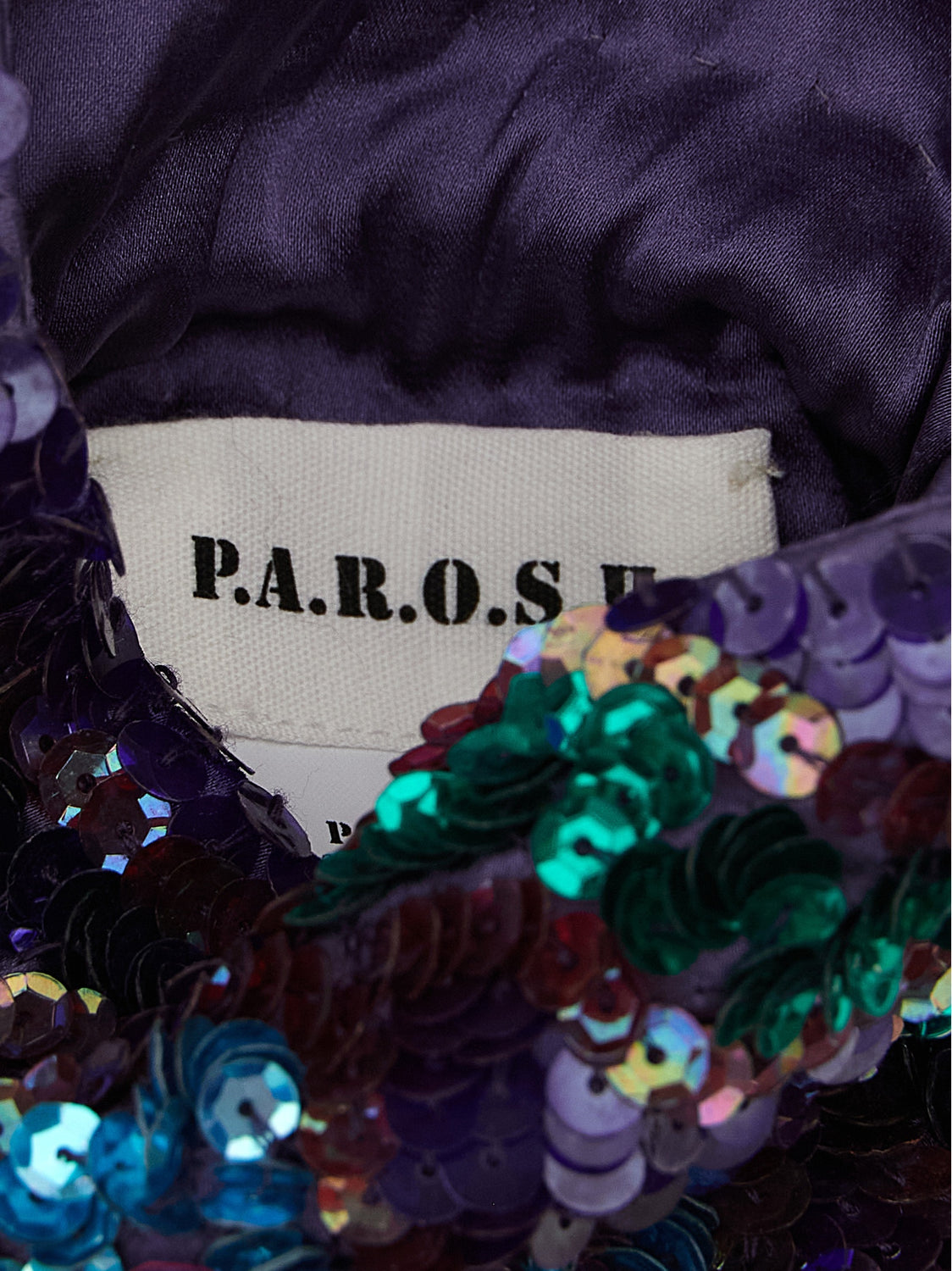 Purple Polyamide Shoulder Bag