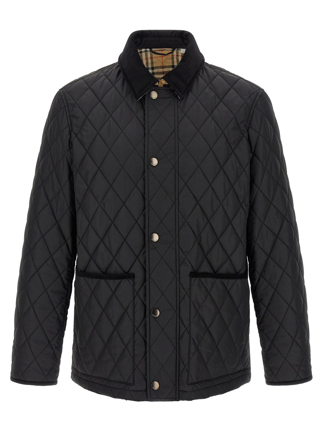 Black Polyamide Full-Length Jacket