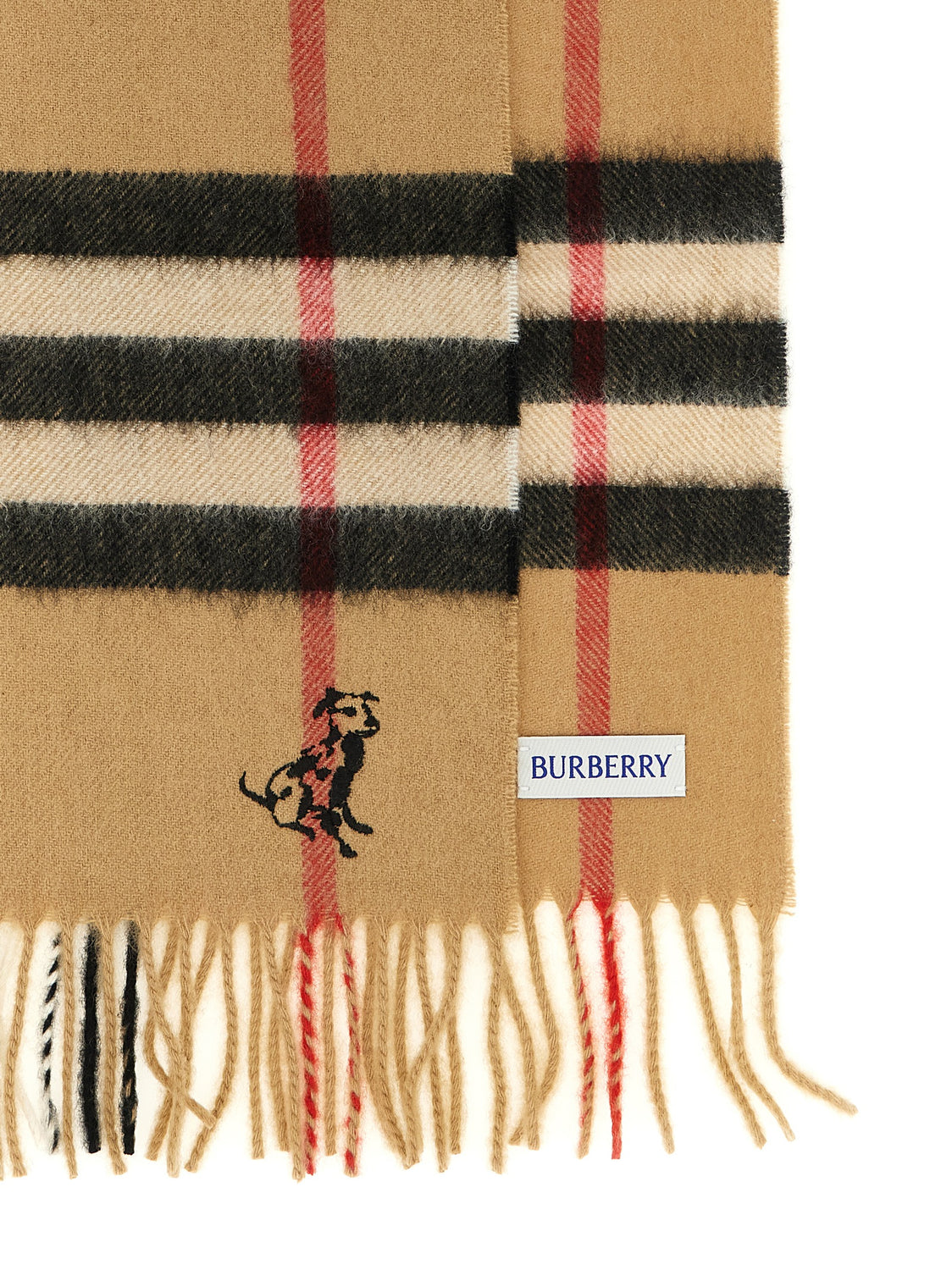 Beige Cashmere Scarf
