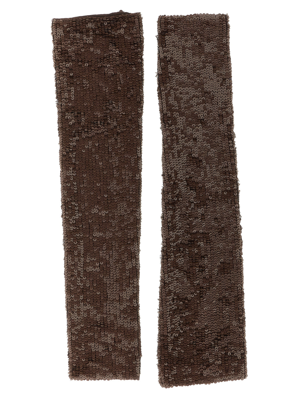 Brown Polyamide Gloves