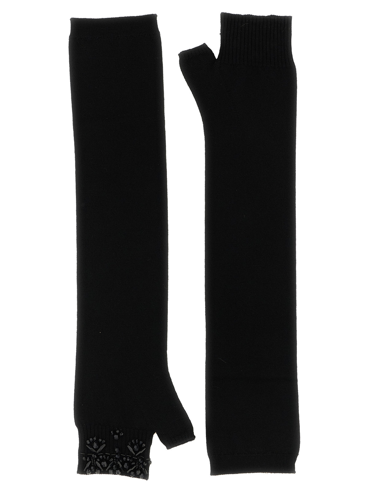 Black Wool Gloves