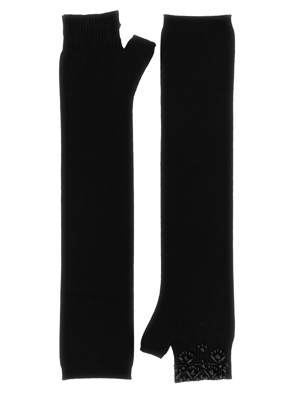 Black Wool Gloves