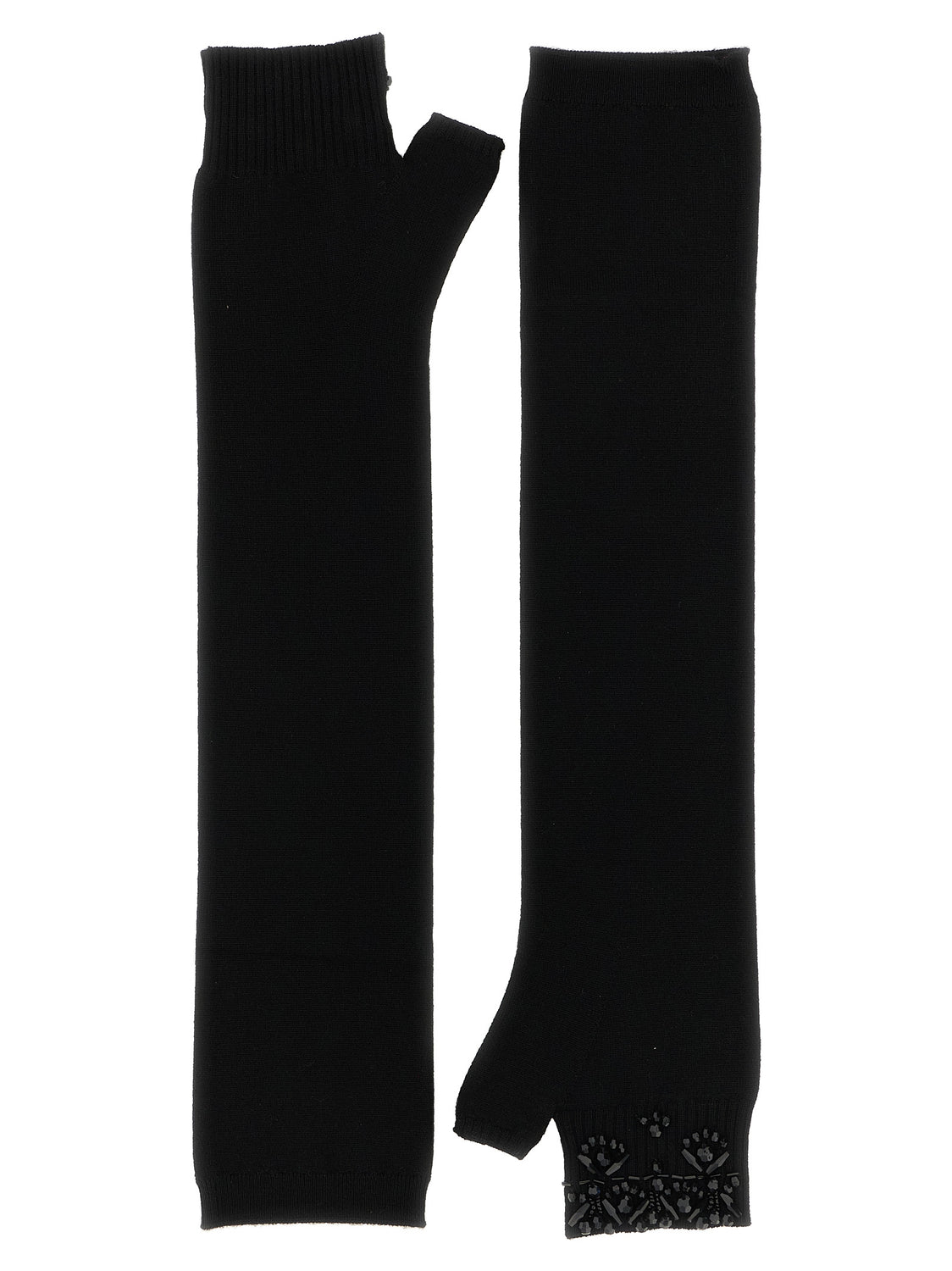 Black Wool Gloves