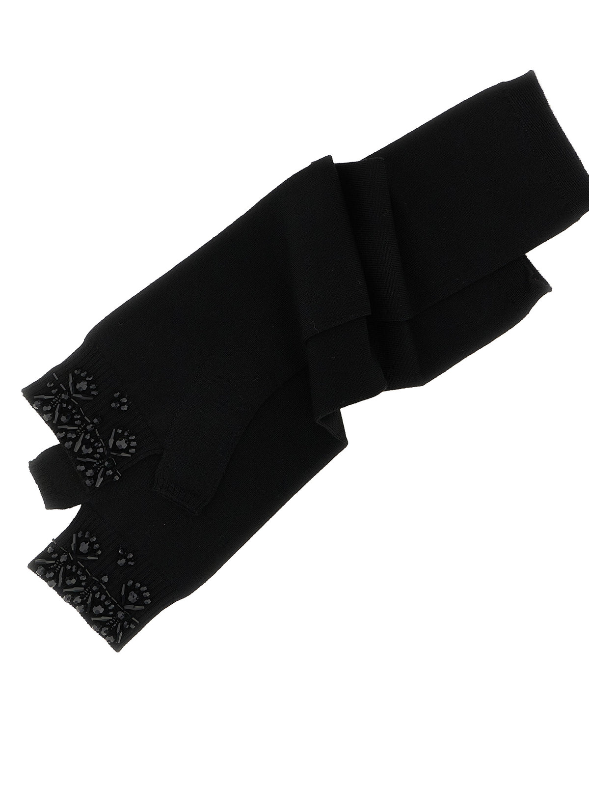 Black Wool Gloves
