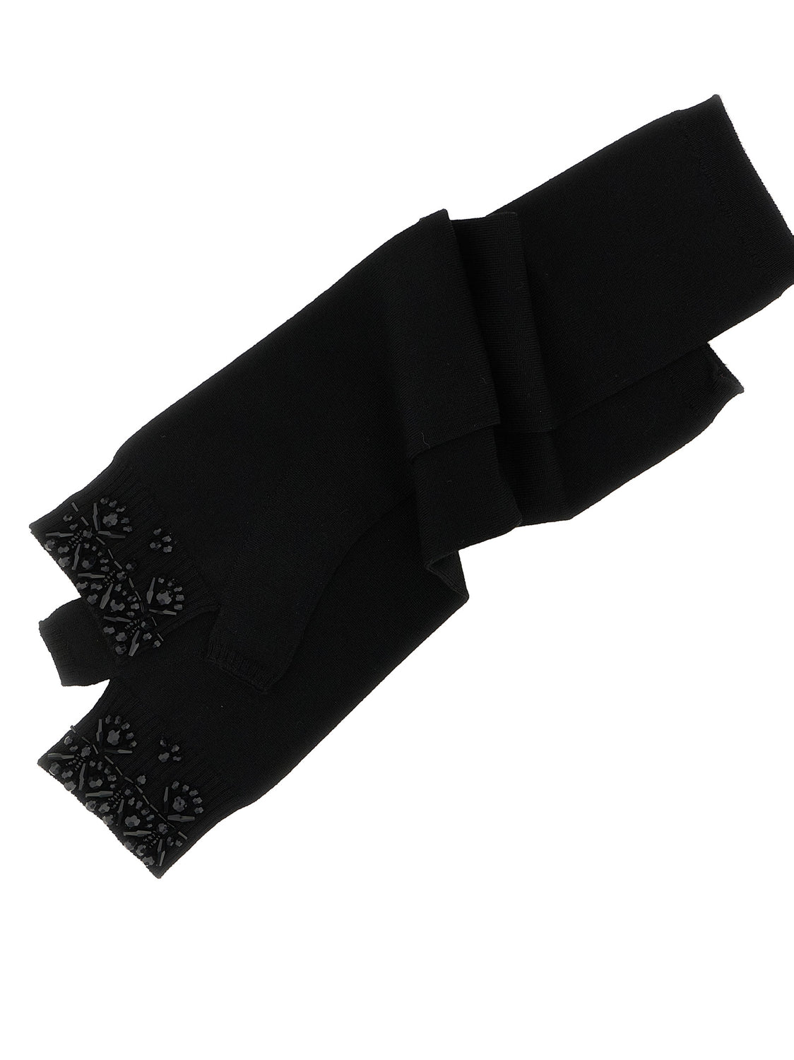 Black Wool Gloves