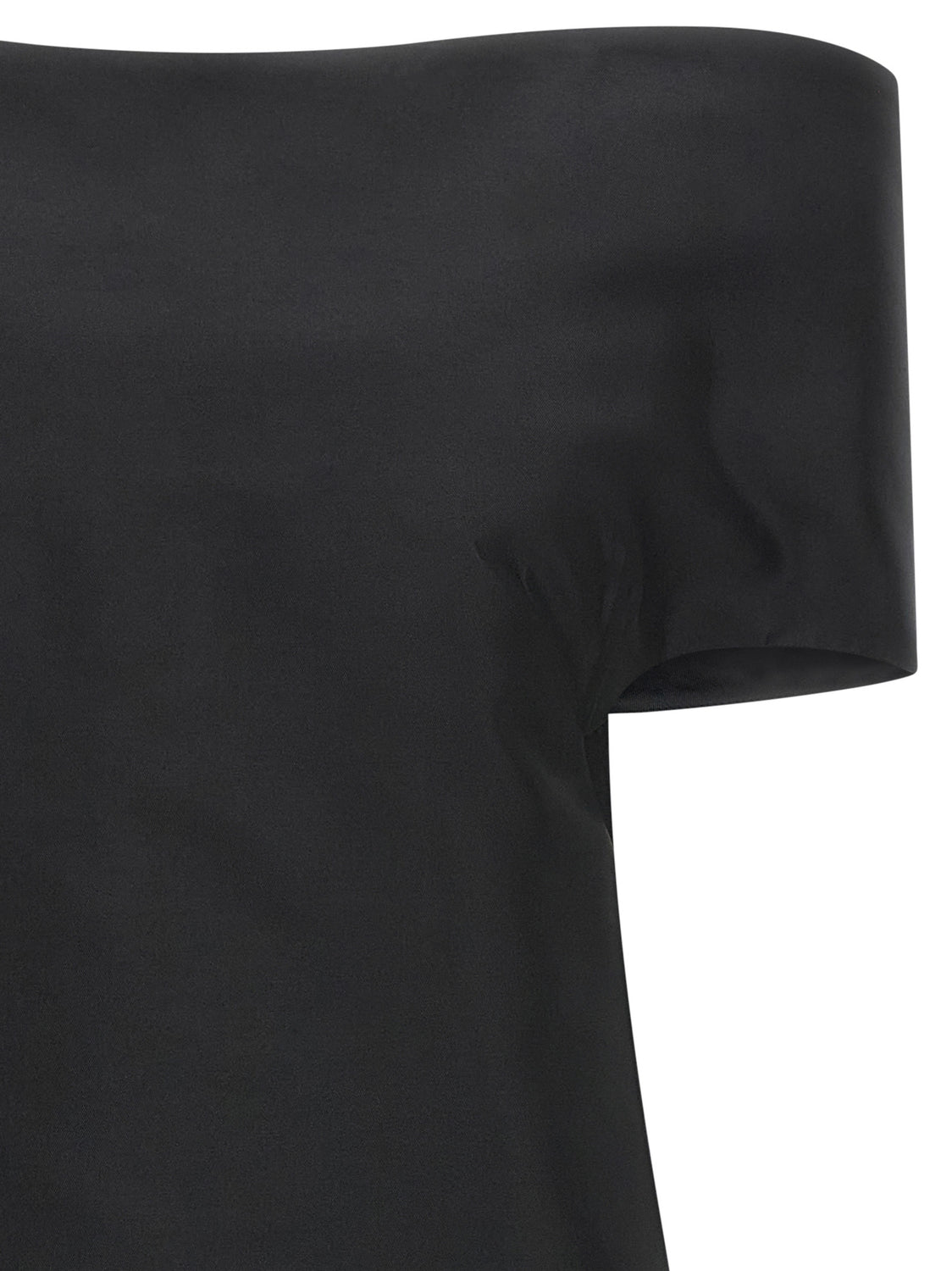 Black Silk Midi Dress