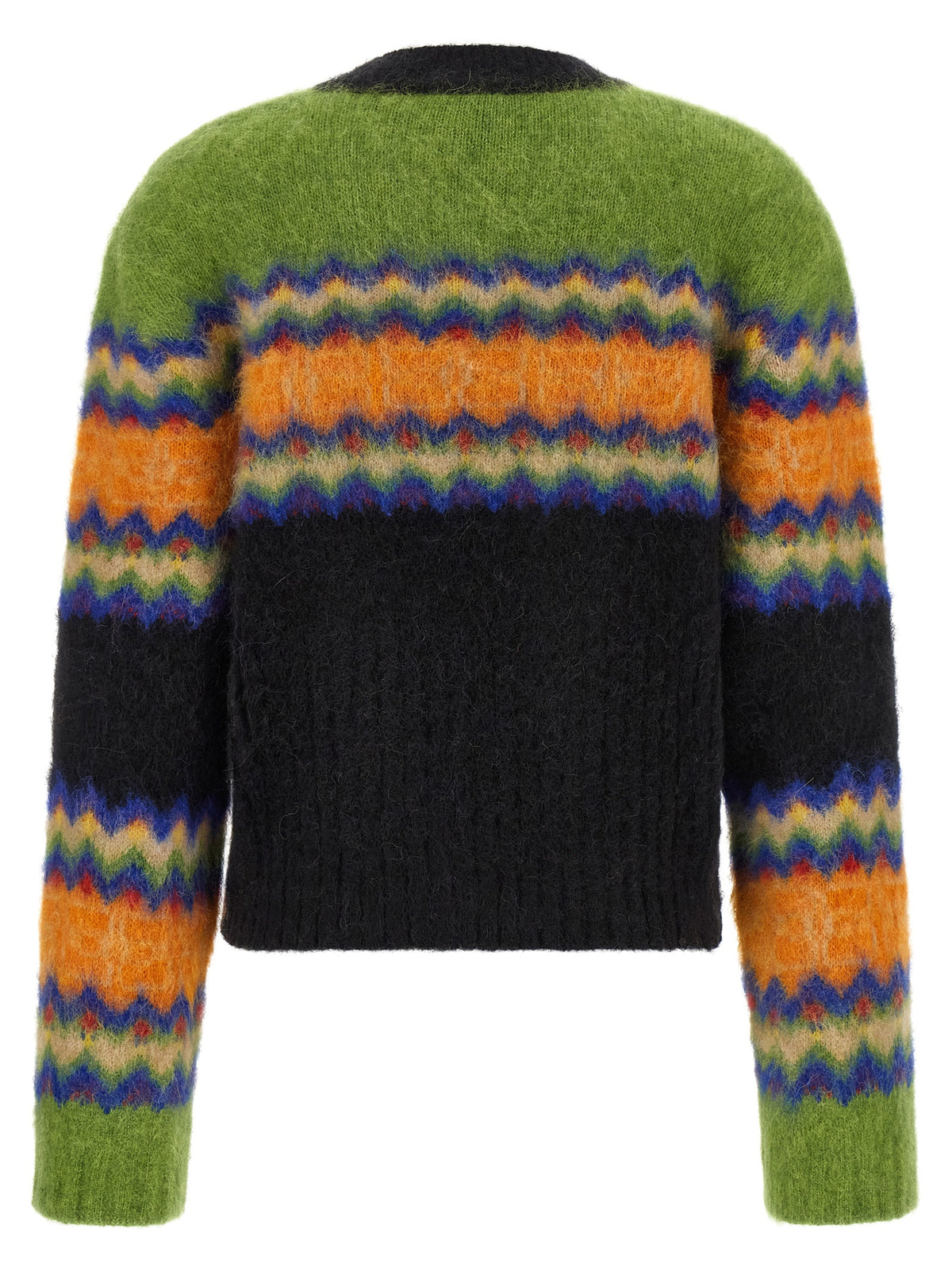 Multicolor Marabou Cardigan