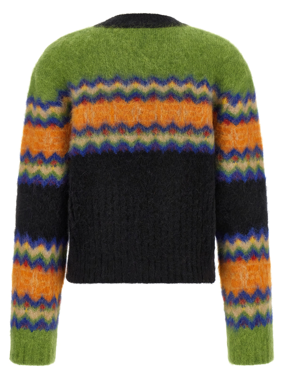 Multicolor Marabou Cardigan