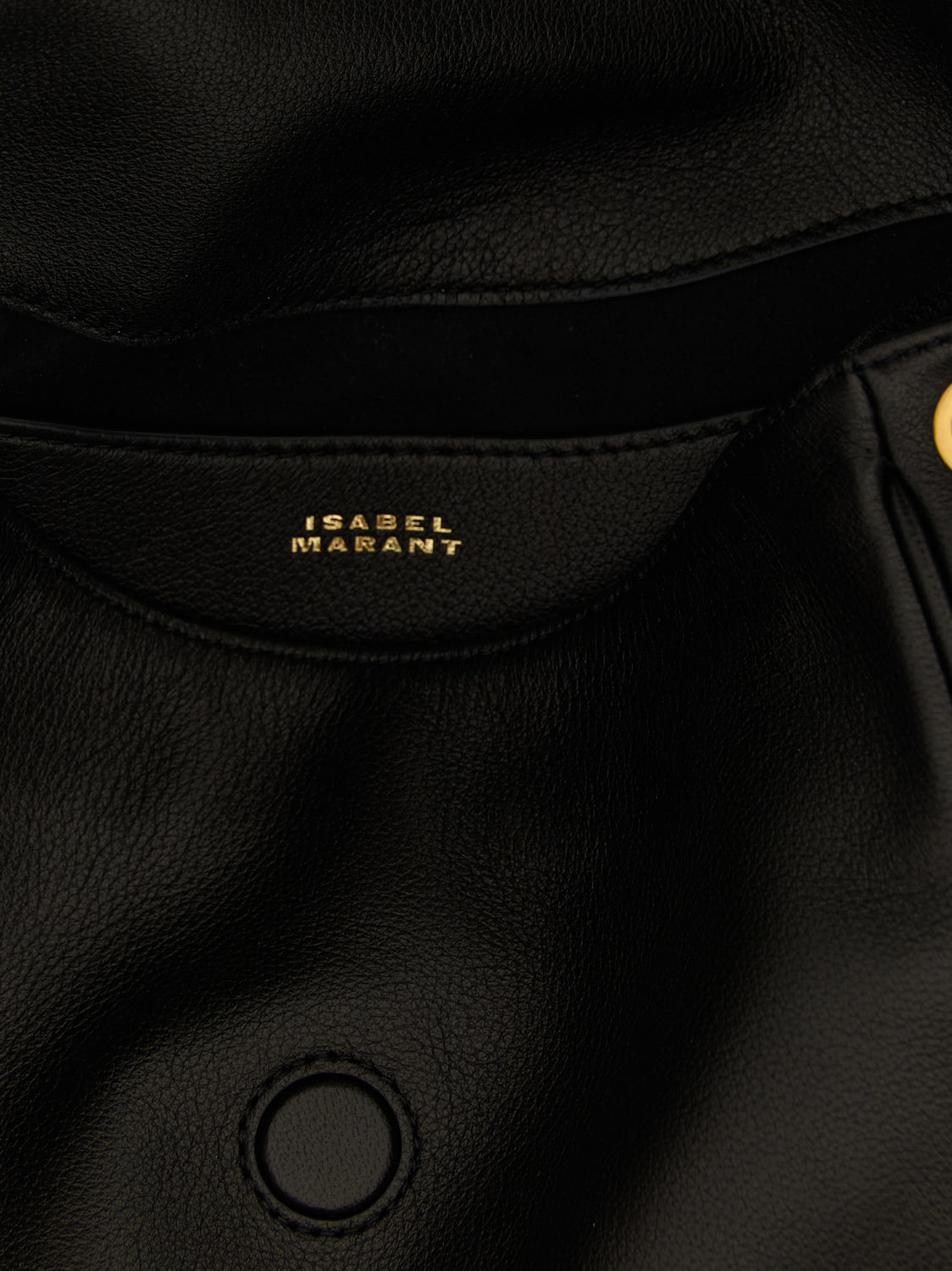 Black Lamb Leather Shoulder Bag