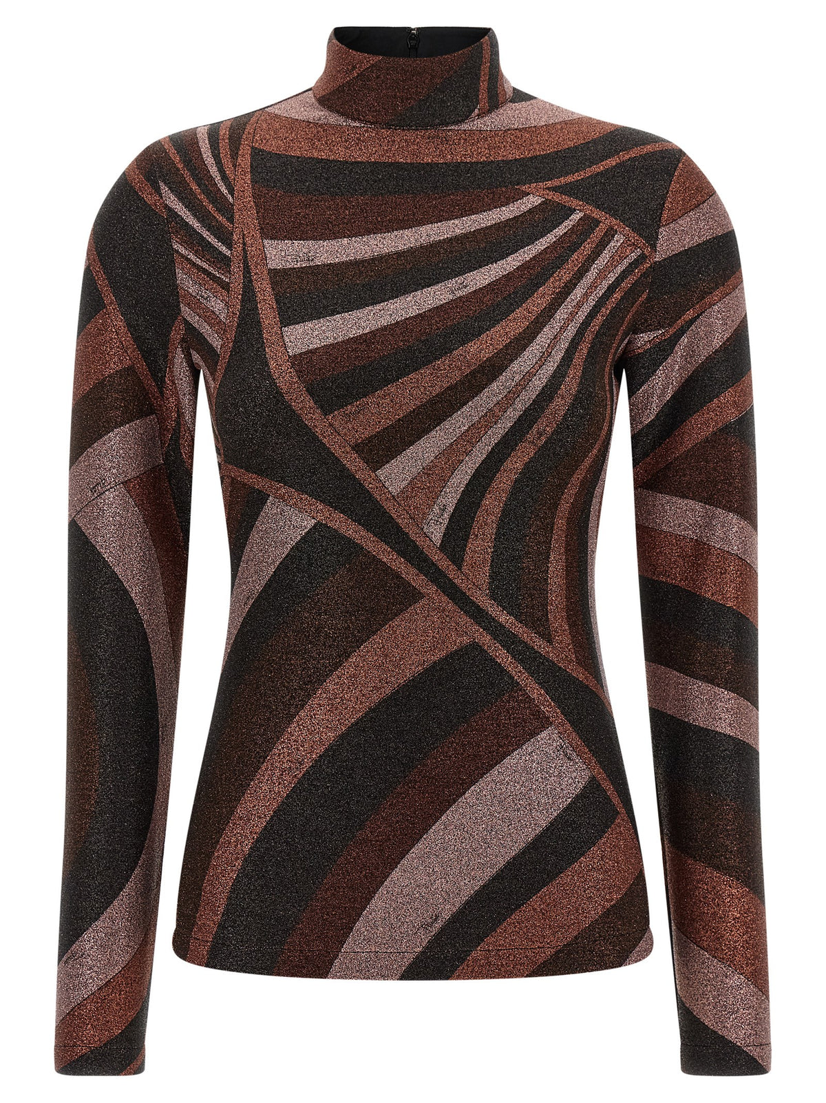 Bordeaux Polyamide Cardigan