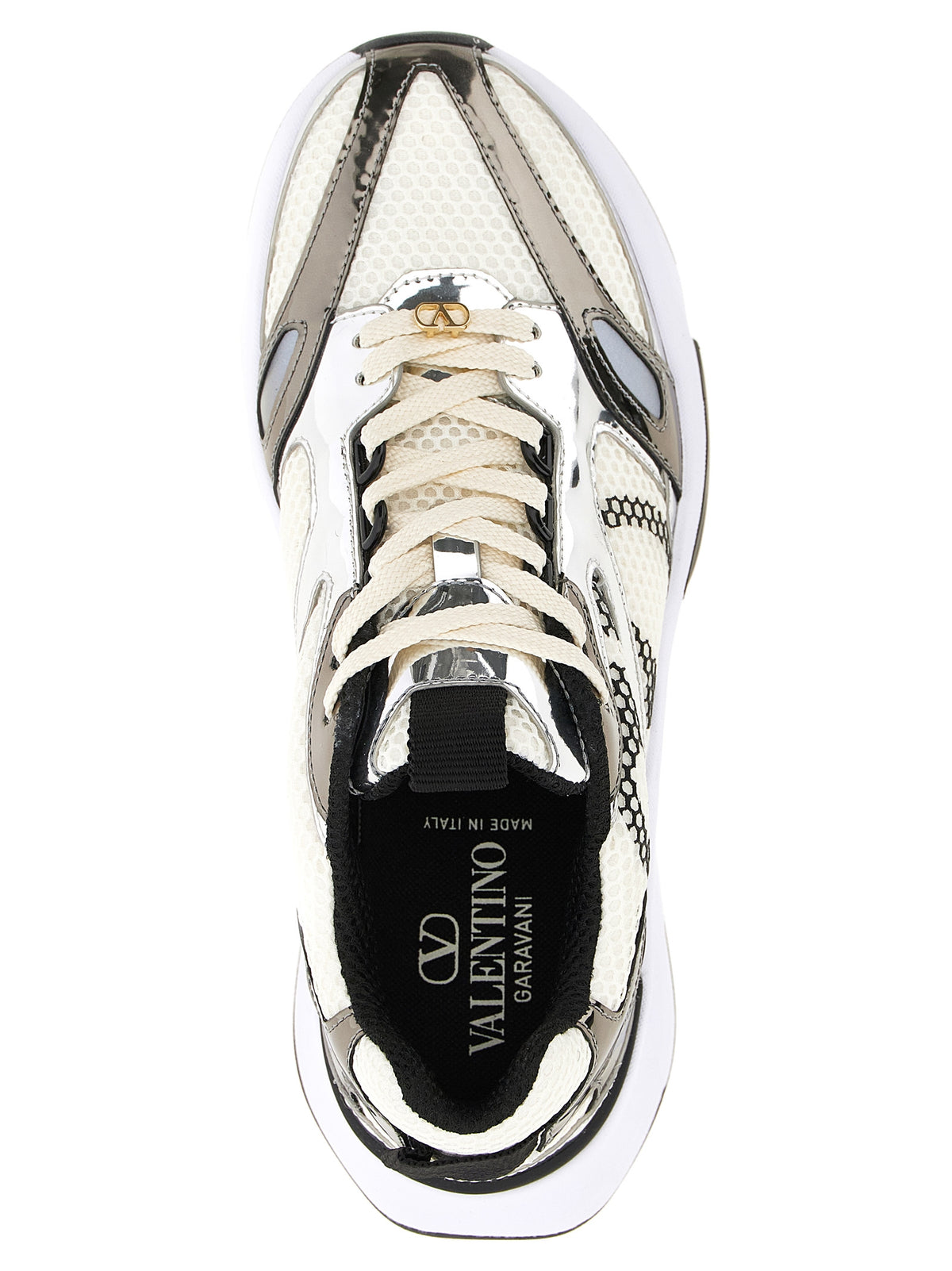 Multicolor Polyester Athletic Sneakers