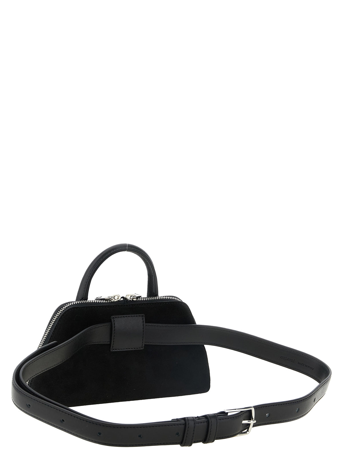 Black Cowhide Crossbody Bag