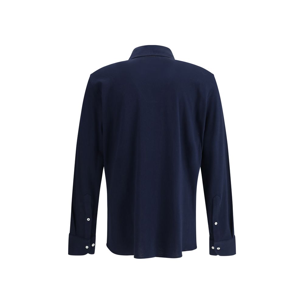 Black Cotton Dress Shirt