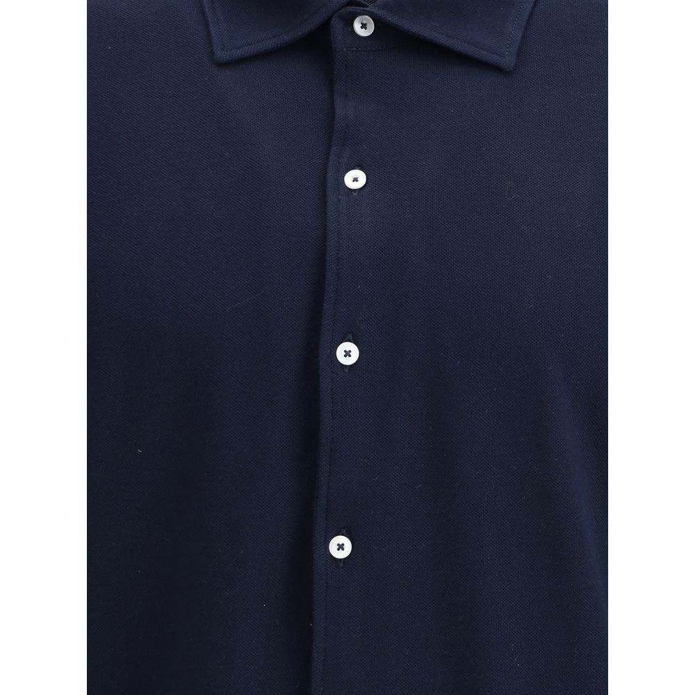Black Cotton Dress Shirt