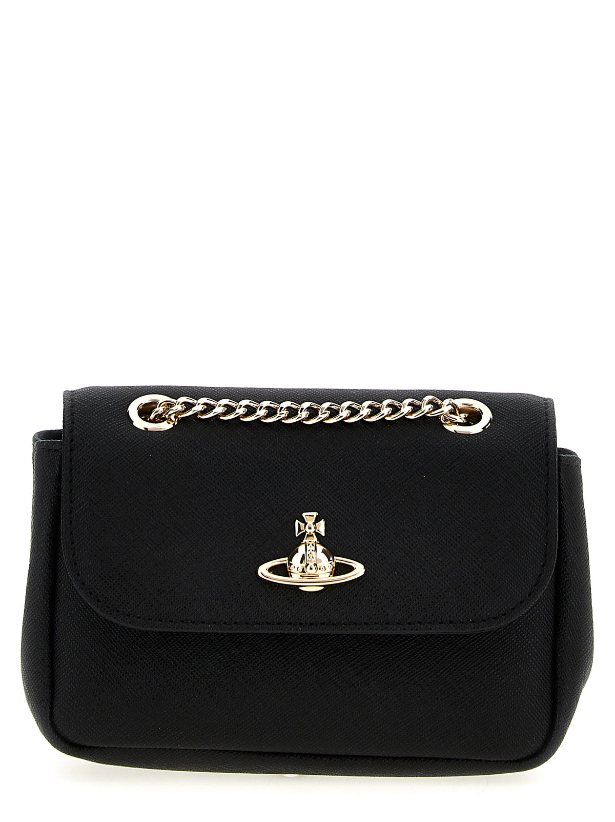 Black Cowhide Shoulder Bag