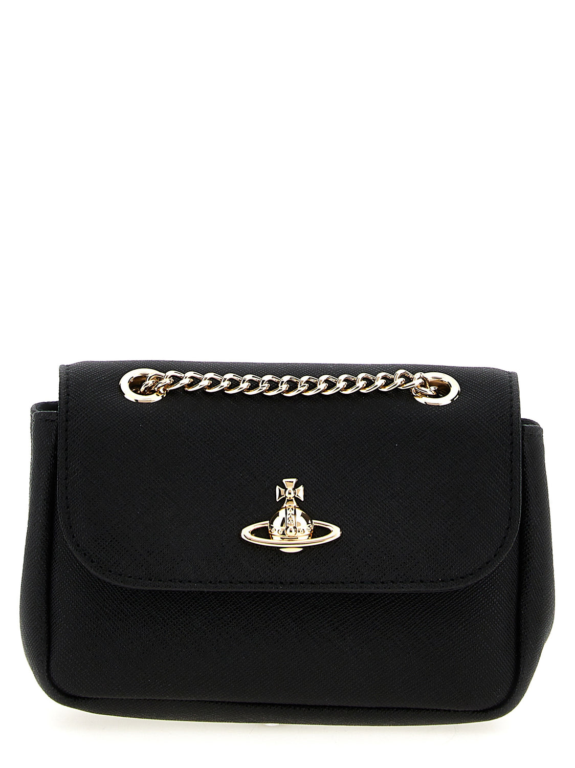 Black Cowhide Shoulder Bag