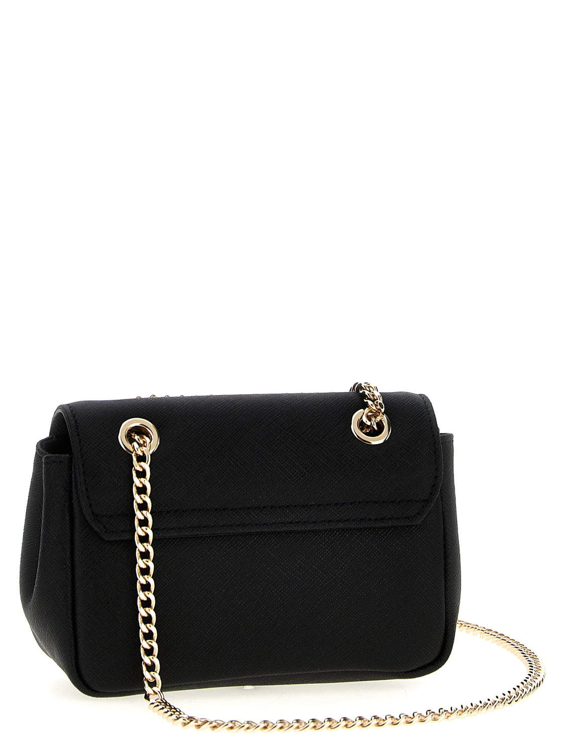 Black Cowhide Shoulder Bag