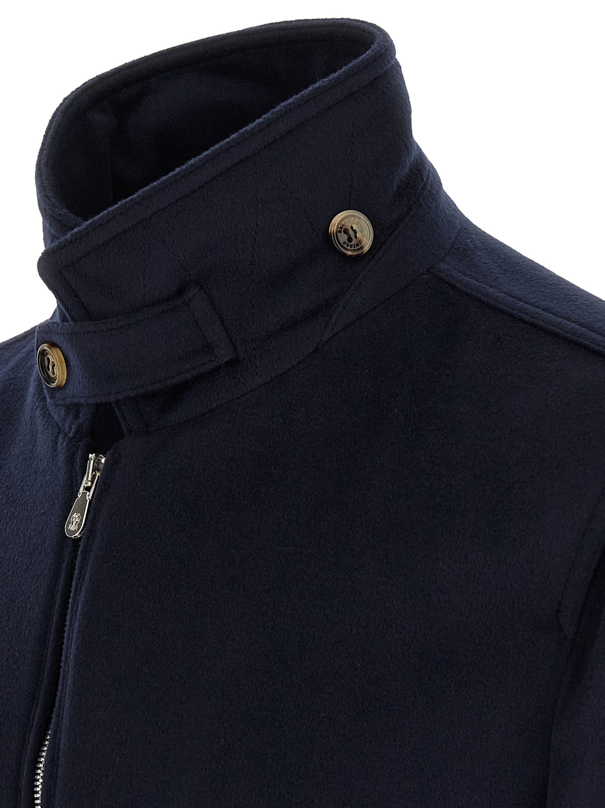 Blue Virgin Wool Bomber