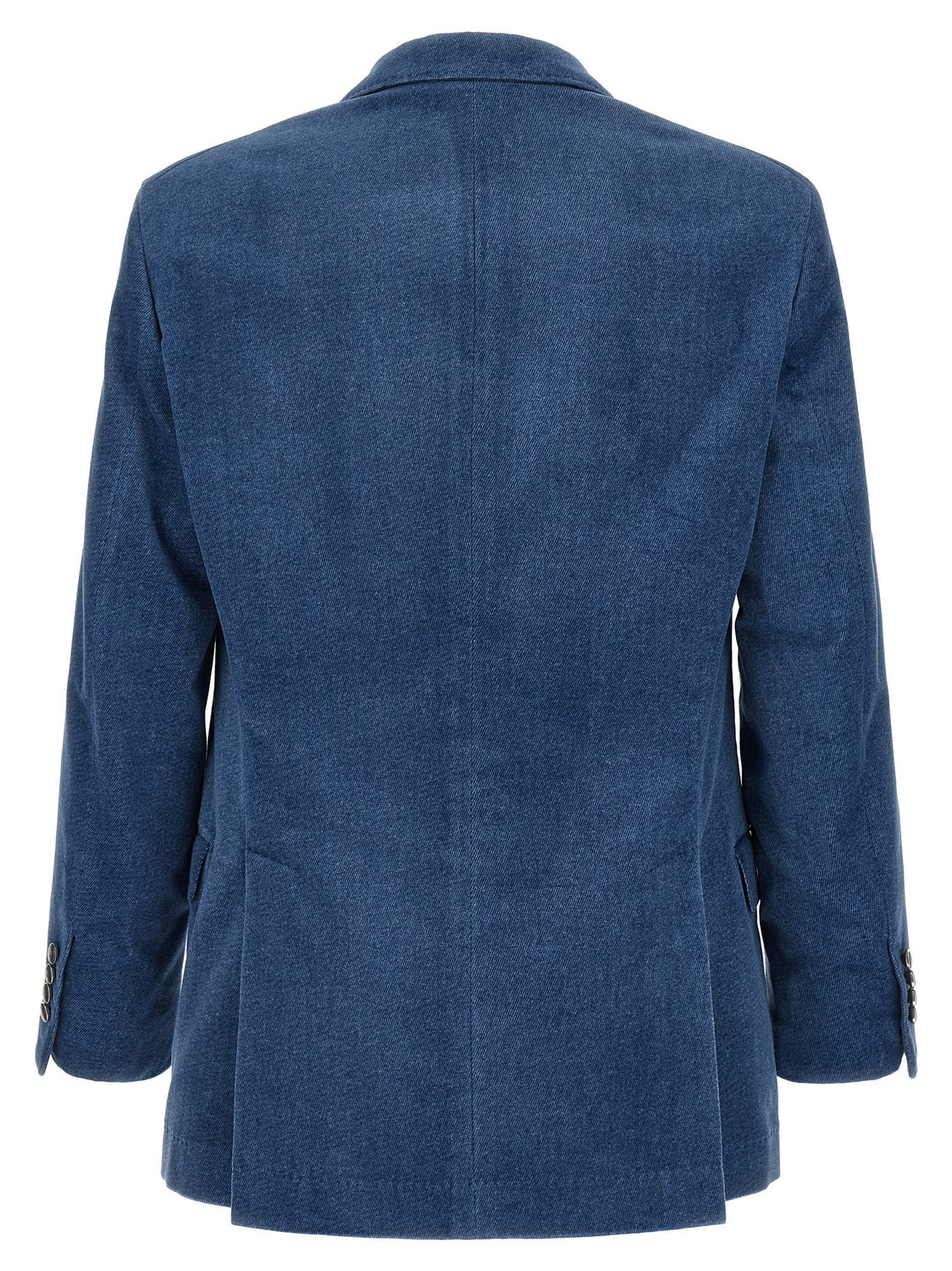 Blue Cotton Blazer