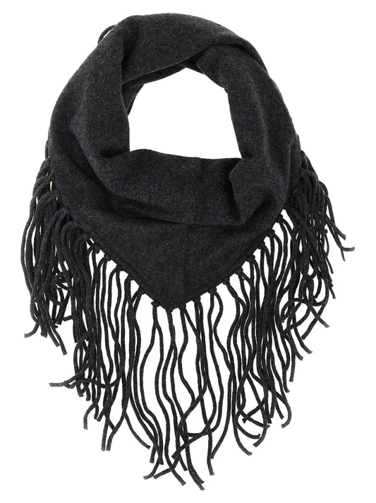 Gray Cashmere Foulard