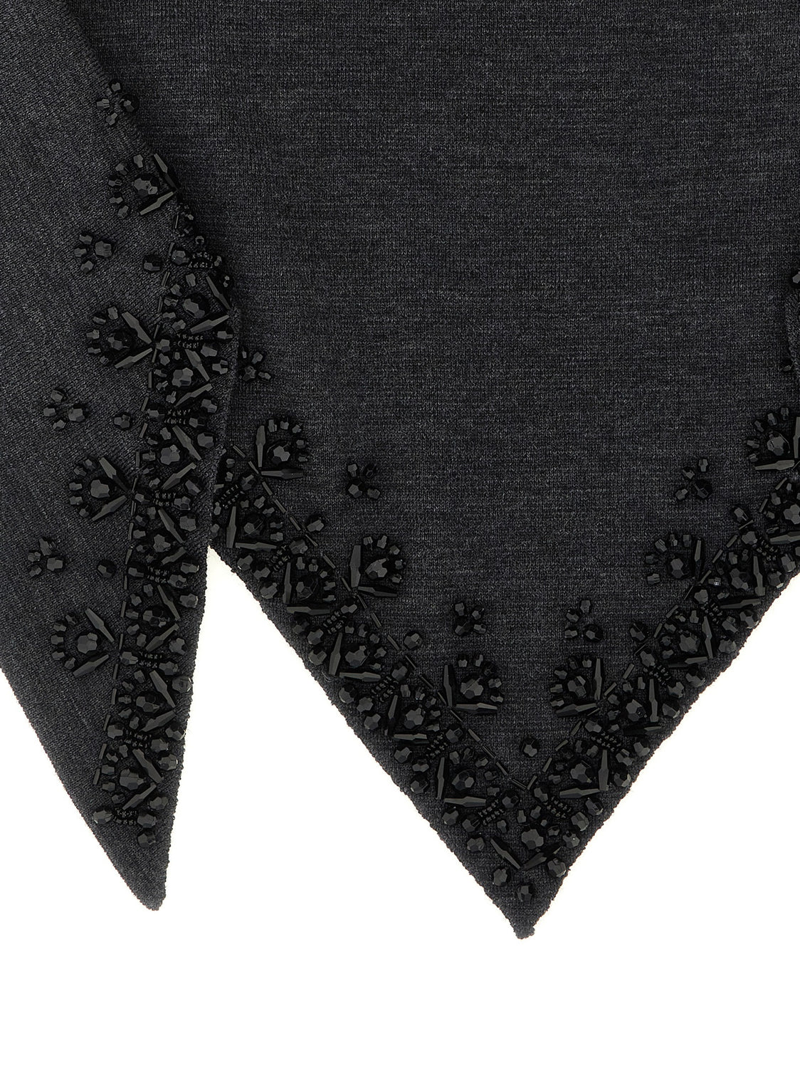 Gray Wool Scarf