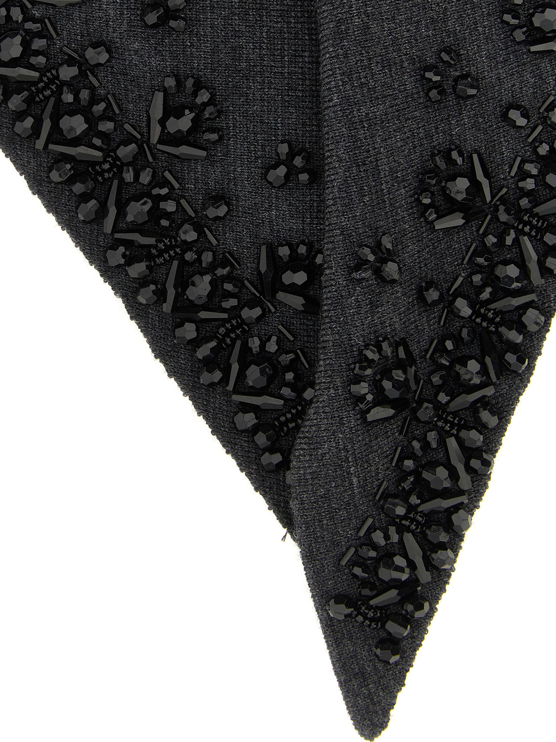 Gray Wool Scarf