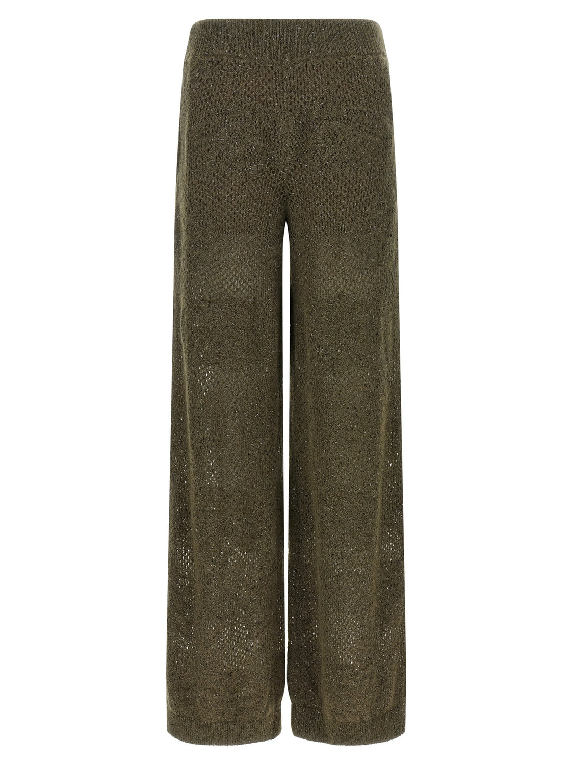 Bicolor Nylon Casual Pants