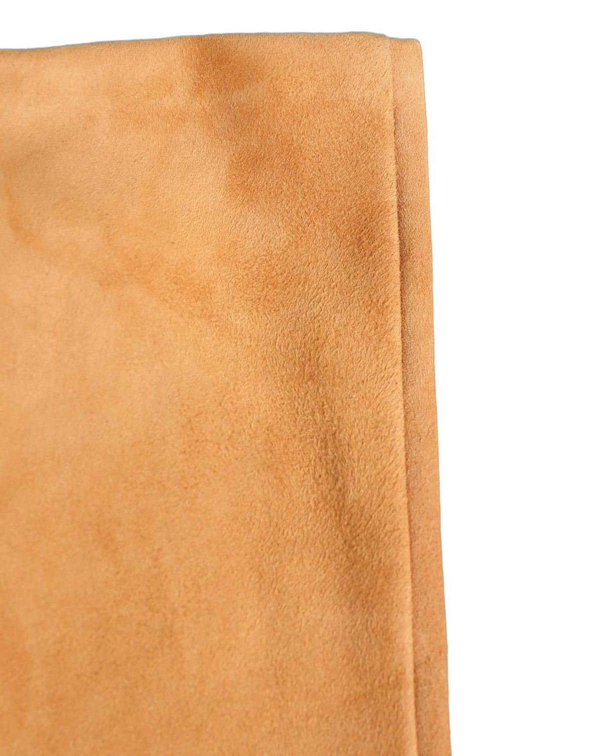Tan Genuine Leather Suede Elbow Length Gloves
