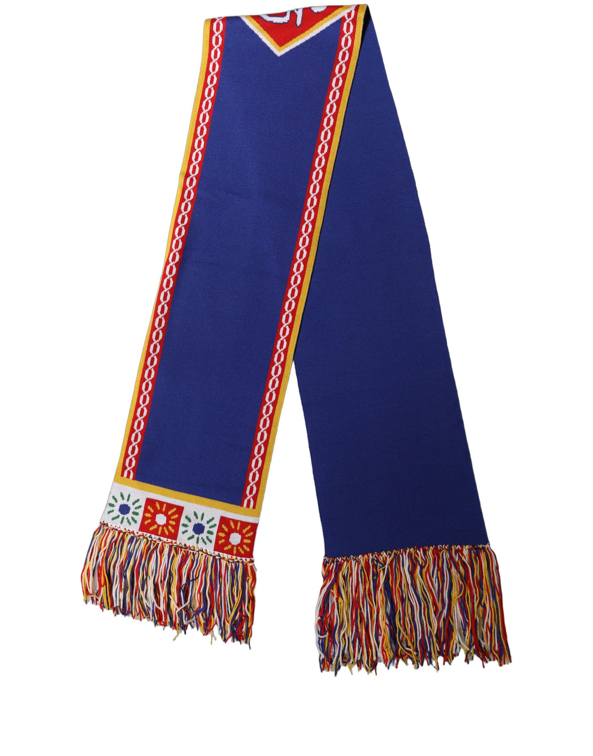 Black D&G Queen Cashmere Knitted Shawl Scarf