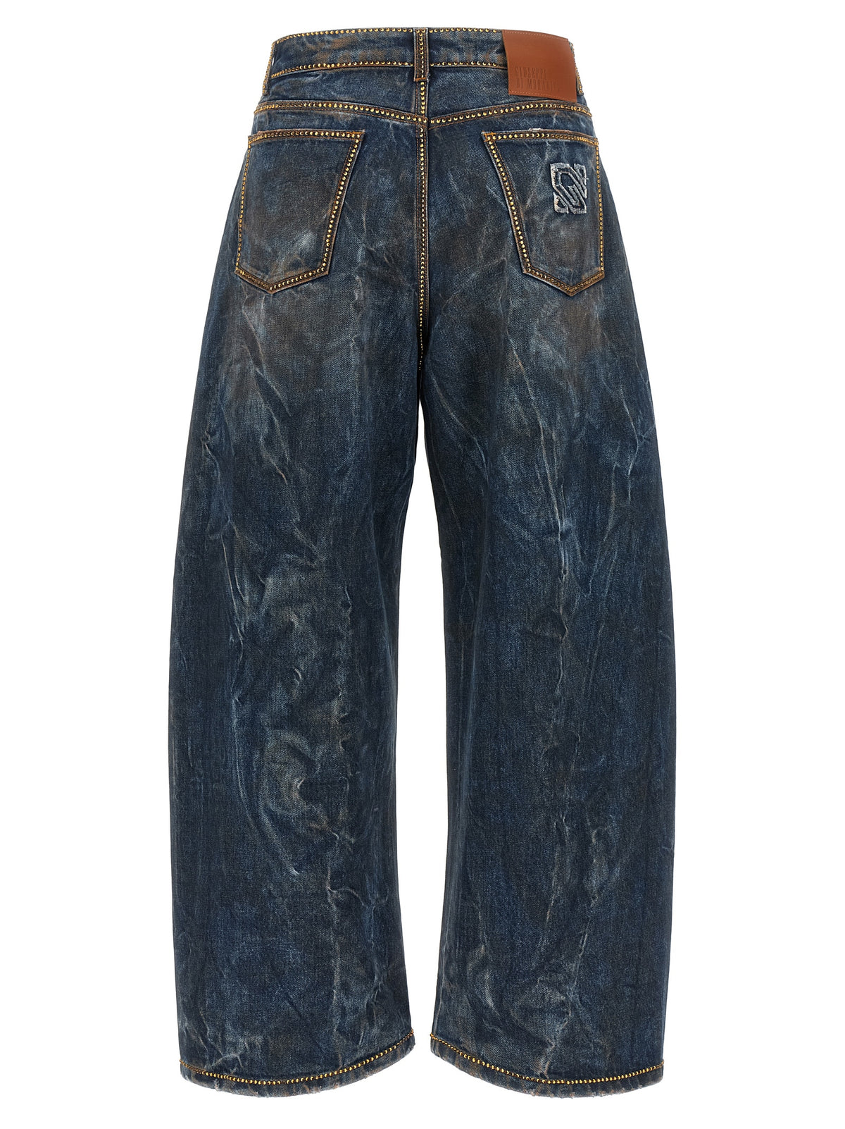 Blue Cotton Relaxed Fit Jeans
