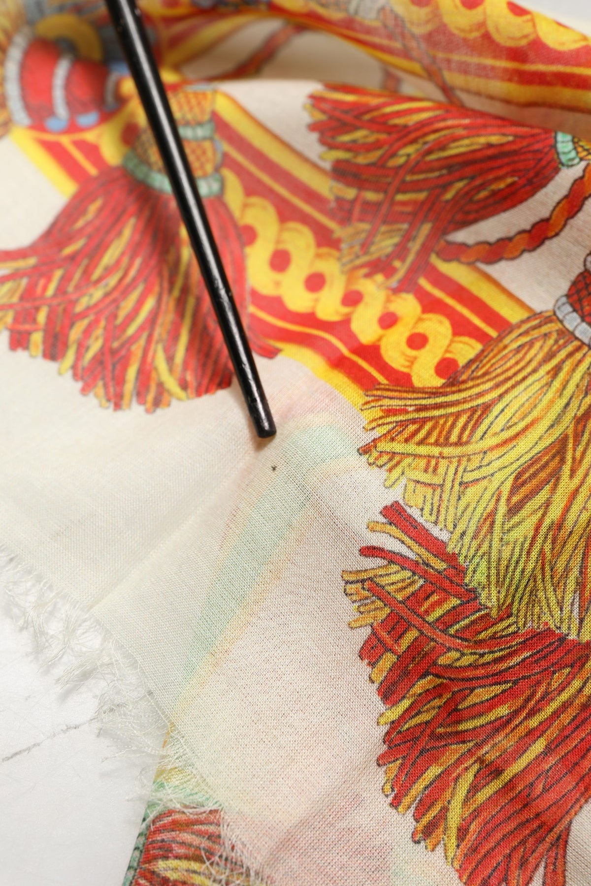 Multicolor Carretto Print Modal Shawl Scarf