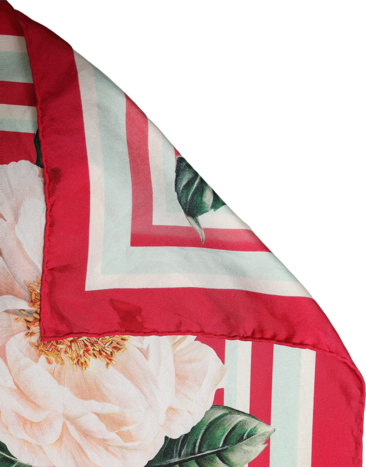 Multicolor Floral Print Square Foulard Scarf