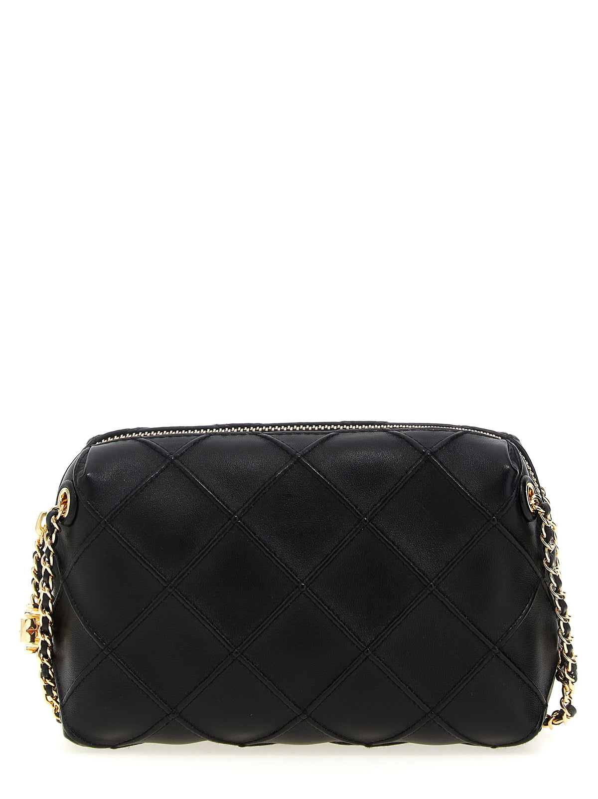 Black Lamb Leather Crossbody Bag