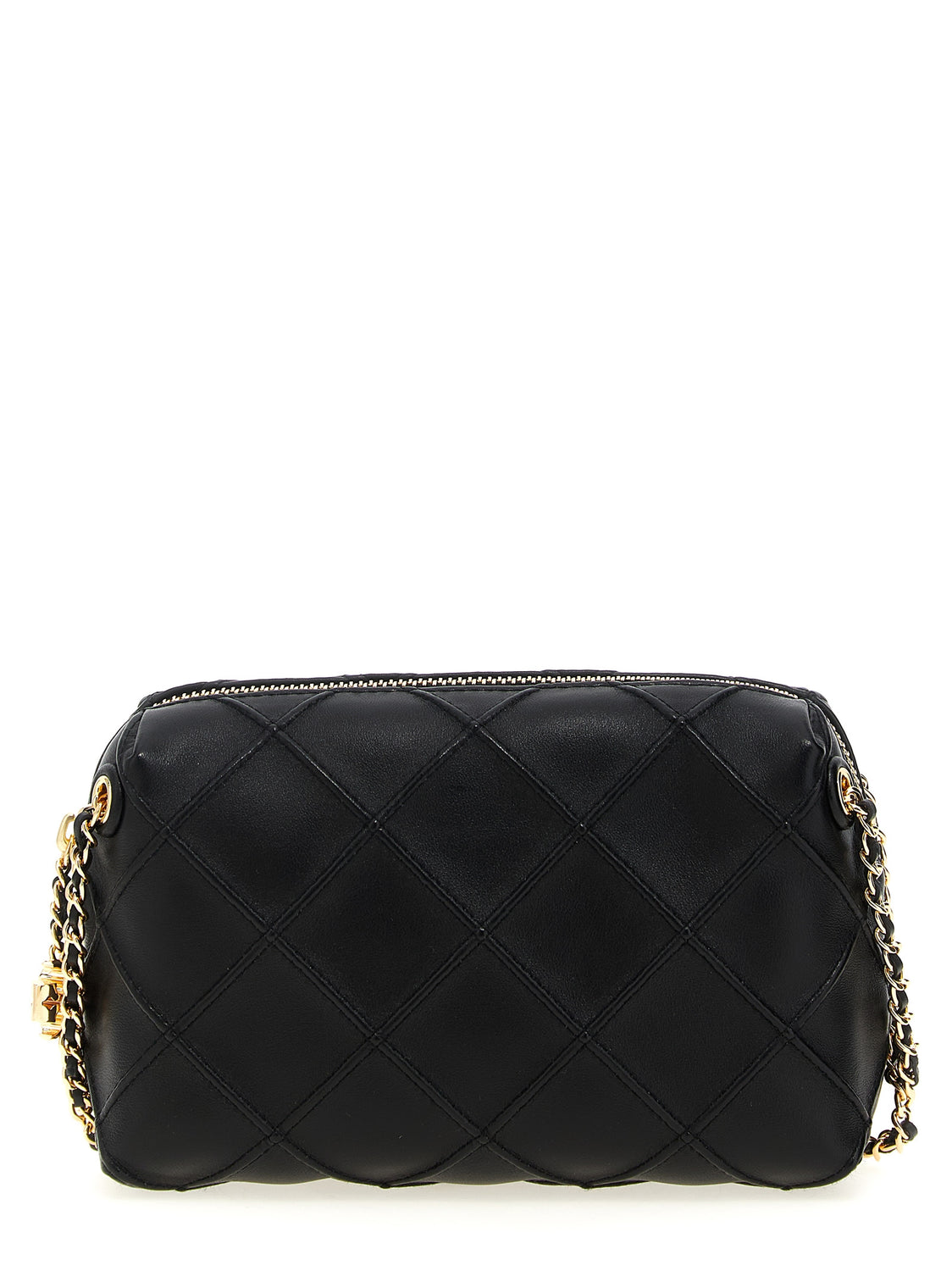 Black Lamb Leather Crossbody Bag