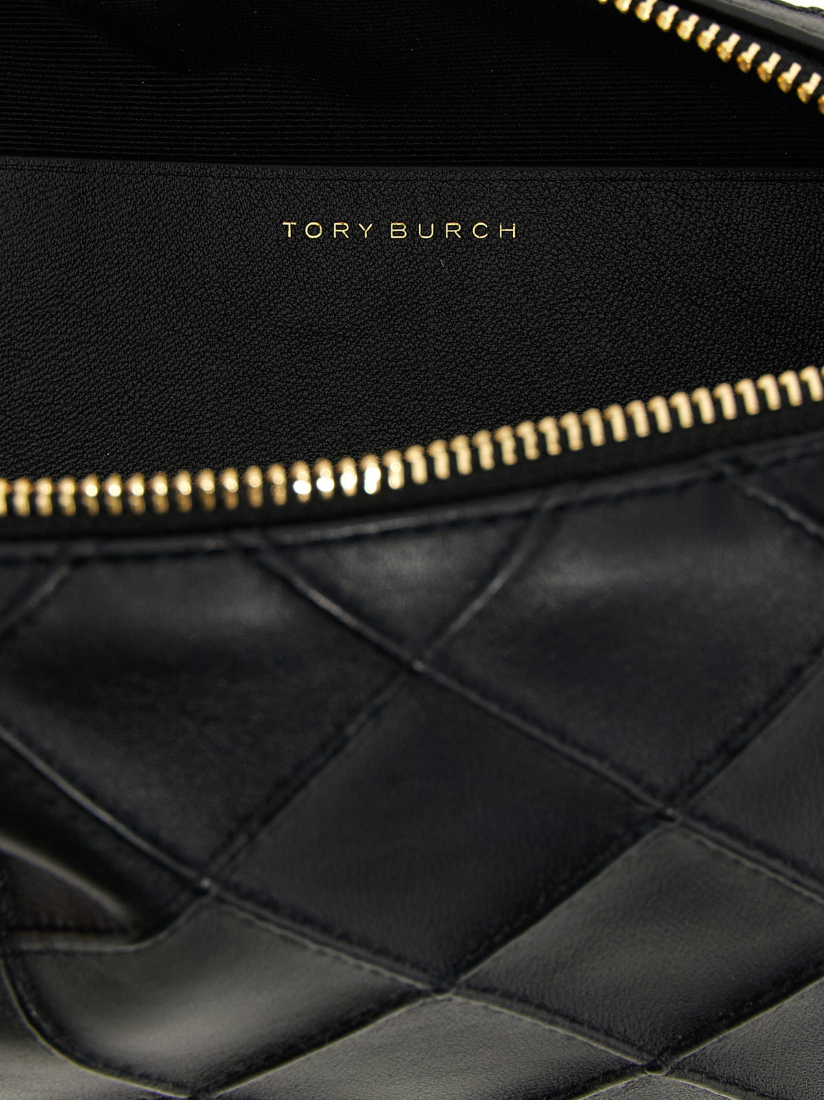 Black Lamb Leather Crossbody Bag