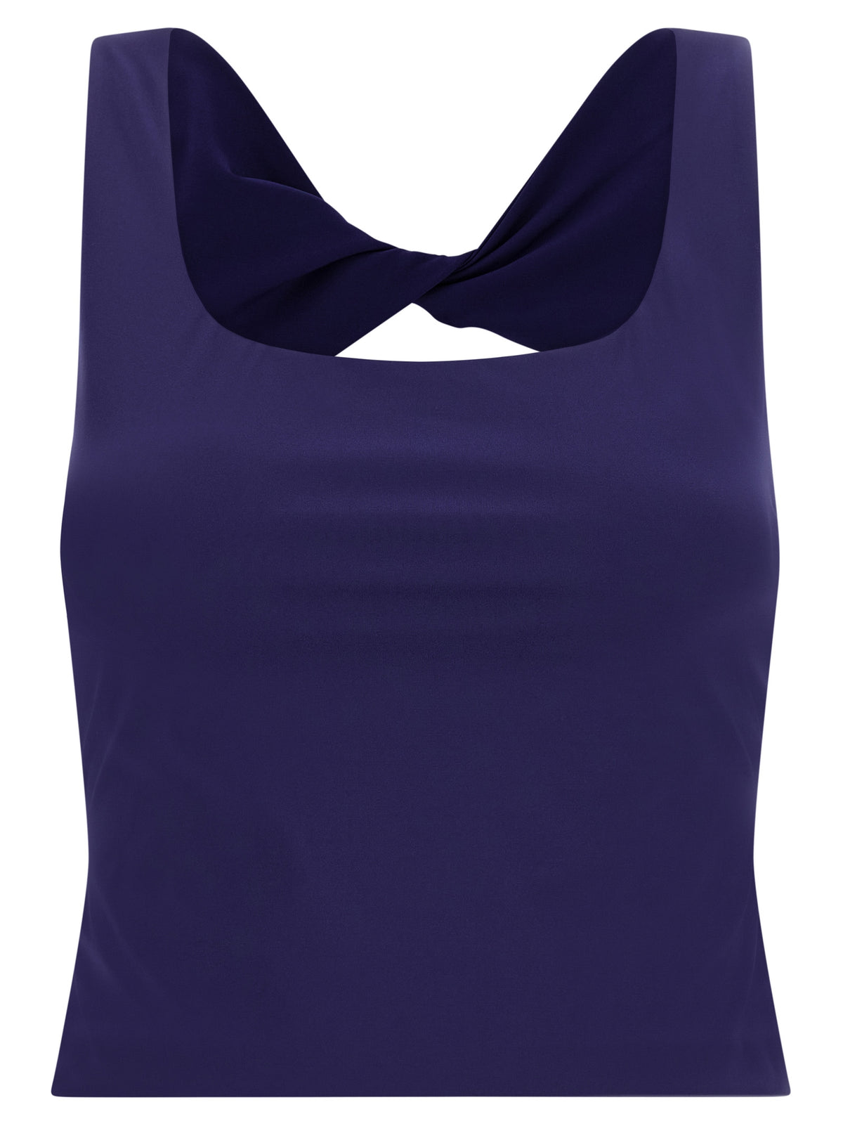 Blue Polyamide Sport Bra