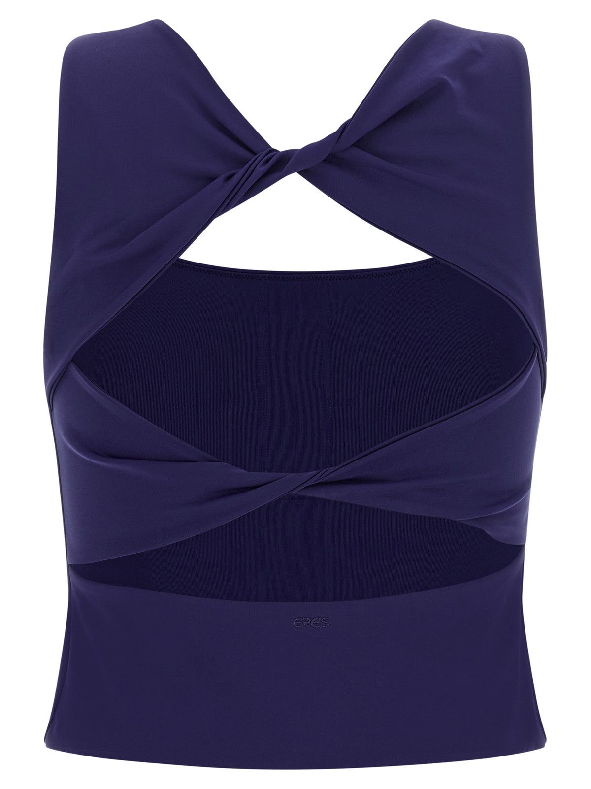 Blue Polyamide Sport Bra