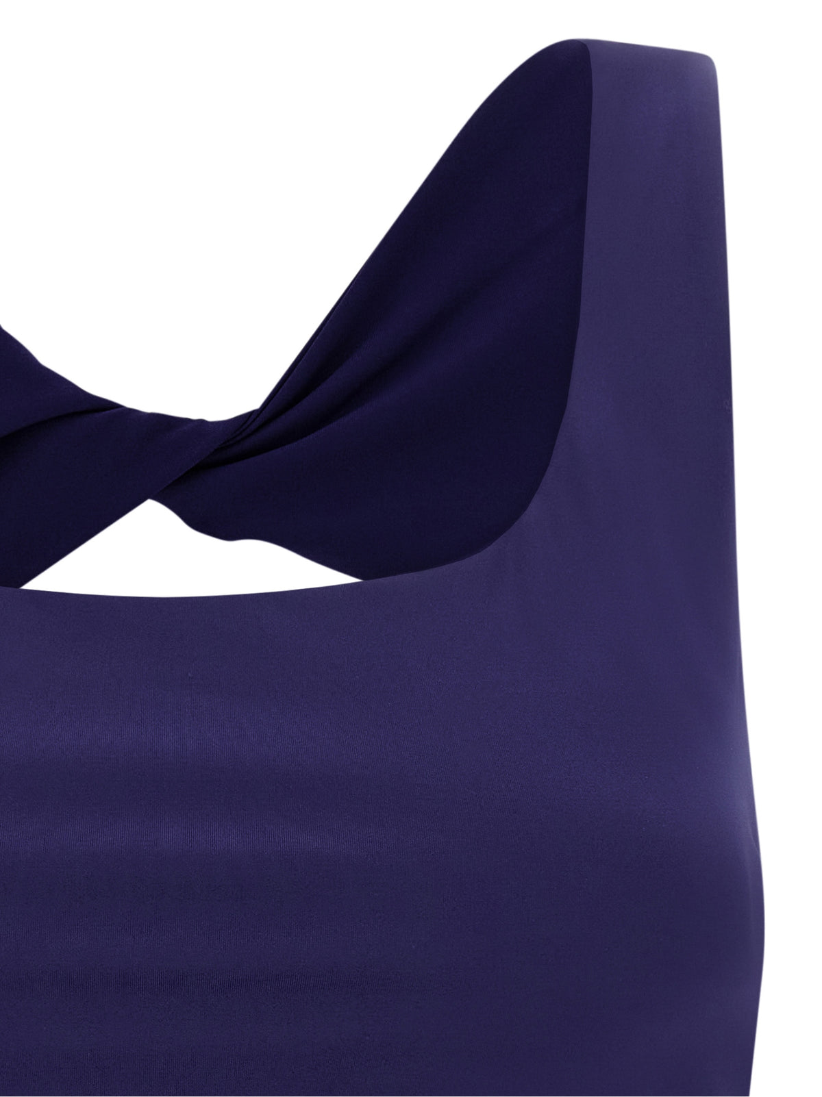 Blue Polyamide Sport Bra